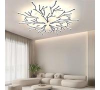 DXYD Lampada da soffitto a LED dimmerabile, lampada da soffitto per soggiorno a forma di corna di cervo, lampada moderna in acrilico con telecomando, per soggiorni (12 teste)