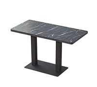 DXYDZSWD Tavolino da caffè, tavolo da negoziato, per esposizioni casual, bar, reception, caffetteria, negozio di tè al latte (120 x 60 x 75 cm) (F)