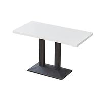 DXYDZSWD Tavolino da caffè, tavolo da negoziazione, for bar espositivo informale, reception, caffetteria, negozio di tè al latte (120x60x75cm)(E)