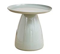 DXYDZSWD Tavolino laterale for divano, tavolino angolare in PET di lusso Nordic Light, tavolino da salotto piccolo, sgabello contenitore/comodino (50x45 cm)(E)