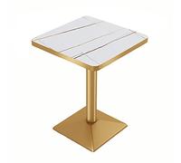 DXYDZSWD Tavolo da pranzo quadrato, tavolo da negoziazione Nordic Ins, for bar espositivo informale, reception, caffetteria, negozio di tè al latte (60x60x75 cm)(C)
