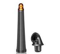 Dxyue 0.78-1.4in/20-36 mm Canna arricciacapelli lunga per Dyson Supersonic HD01/ HD02/ HD03/ HD04/ HD07/ HD08/ HD15/ HD16, Attacco per ferro arricciacapelli con adattatore, Oro