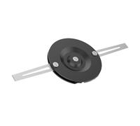 Dxyue 1 copertura superiore con 2 lame per BOSCH AFS 23-37 Testina decespugliatore, accessori per tagliabordi Set di coltelli in metallo Parti di ricambio per l'efficienza del diserbo