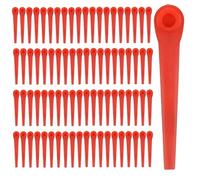 Dxyue 100 lame di ricambio in plastica per Flymo SimpliTrim FLY083 per Gardena 9823 9825 9820 9821 String Trimmer