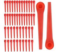 Dxyue 50 lame di ricambio in plastica per Flymo SimpliTrim FLY083 per decespugliatore Gardena 9823 9825 9820 9821