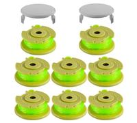 Dxyue 8 bobine 2 tappi per decespugliatore Hart ad alimentazione automatica, per Ryobi 18 V, 24 V, 40 V, strumenti di ricambio