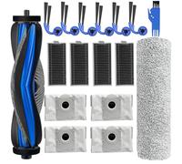 Dxyue Confezione da 17 pezzi di ricambio per aspirapolvere robot Ecovacs Deebot X9 pro omni/X9 pro, 1 spazzola principale, 1 rullo mocio, 6 spazzole laterali, 4 filtro, 4 sacchetti per la polvere, 1