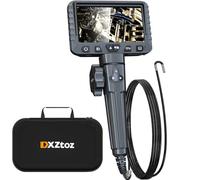 DXZtoz Boroscopio articolato da 3,9 mm, telecamera professionale per ispezione endoscopio industriale con fotocamera articolata super sottile, telescopio flessibile in fibra ottica con luce, gadget