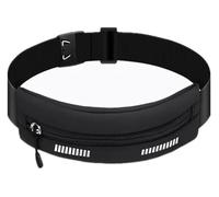 DXZXDJIU Borsa da Corsa Impermeabile for Donna - Marsupio Sportivo for Telefono, Denaro, Chiavi - Ideale for Jogging, Allenamento e Ciclismo(Black_1PCS)