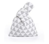 DXZXDJIU Borsa da Polso Portatile in Cotone con Nodo for Donna - Borsa Tote Impermeabile con Manico Superiore, Elegante Borsa for Lo Shopping, Custodia for Telefono e Portachiavi(Gray)