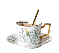 DXZXDJIU Elegante Set da caffè in Ceramica Europea, Ideale for Tea Party e Incontri tra Adulti
