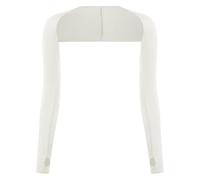 DXZXDJIU Manicotti in Seta di Ghiaccio UltraSottili for la Protezione Solare - Guanti Lunghi Traspiranti con Protezione UV for Sport all'Aria Aperta - Unisex(A10)