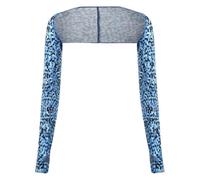 DXZXDJIU Manicotti in Seta di Ghiaccio UltraSottili for la Protezione Solare - Guanti Lunghi Traspiranti con Protezione UV for Sport all'Aria Aperta - Unisex(B10)