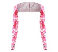 DXZXDJIU Manicotti in Seta di Ghiaccio UltraSottili for la Protezione Solare - Guanti Lunghi Traspiranti con Protezione UV for Sport all'Aria Aperta - Unisex(B05)