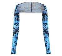 DXZXDJIU Manicotti in Seta di Ghiaccio UltraSottili for la Protezione Solare - Guanti Lunghi Traspiranti con Protezione UV for Sport all'Aria Aperta - Unisex(B03)