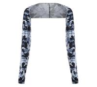 DXZXDJIU Manicotti in Seta di Ghiaccio UltraSottili for la Protezione Solare - Guanti Lunghi Traspiranti con Protezione UV for Sport all'Aria Aperta - Unisex(B08)