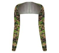 DXZXDJIU Manicotti in Seta di Ghiaccio UltraSottili for la Protezione Solare - Guanti Lunghi Traspiranti con Protezione UV for Sport all'Aria Aperta - Unisex(B02)