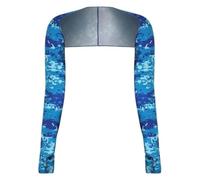 DXZXDJIU Manicotti in Seta di Ghiaccio UltraSottili for la Protezione Solare - Guanti Lunghi Traspiranti con Protezione UV for Sport all'Aria Aperta - Unisex(B01)