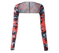DXZXDJIU Manicotti in Seta di Ghiaccio UltraSottili for la Protezione Solare - Guanti Lunghi Traspiranti con Protezione UV for Sport all'Aria Aperta - Unisex(B07)