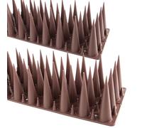 DY.2ten Dissuasori per Piccioni, 3,0 M (30 cm, 10 Pezzi), Dissuasore per Piccioni Plastica, 4 File di Spuntoni, per Balcone, Davanzali, Tetti, Terrazza, Finestra, Gatti.