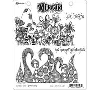 Dyan Reaveley's Dylusions Cling Stamp Collezioni 8.5"X7"-Just Breathe