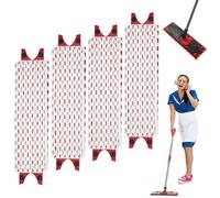 Dyaucwpo 4 Pezzi Sistema Lavapavimenti Compatible with Vileda Ultramax, Ricambio Kit Lavabile in Lavatrice, Panno Ricambio Microfibra Riutilizzabile, per Il Lavaggio Sporco Pulizia del Pavimento