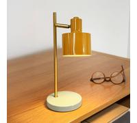 Dyberg Larsen Lampada da tavolo a LED ricaricabile Ocean Mini, curry/turchese Dyberg Larsen