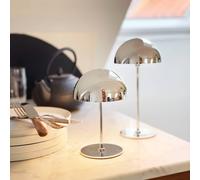 Dyberg Larsen Lampada LED da tavolo ricaricabile Along, cromata, set da 2 Dyberg Larsen