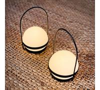 Dyberg Larsen lanterna ricaricabile a LED Summer, 2 pezzi, nera Dyberg Larsen