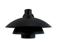 Dyberg Larsen Morph applique da esterno, Ø 30 cm, nero, metallo Dyberg Larsen