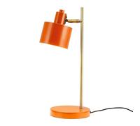 Dyberg Larsen Ocean Lampada da tavolo arancione senza lampadina | Lampada alla moda per comodino o soggiorno | Lampada da tavolo leggera in design danese | Lampada da tavolo con cavo per interni