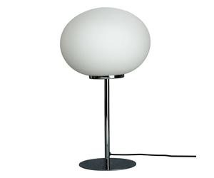 Dyberg Larsen Queen lampada da tavolo telaio cromo Dyberg Larsen