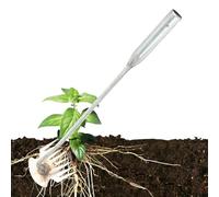 Dybnuhoc Estrattore di | Strumento ergonomico per la coltivazione del giardino | Estrattore per da esterno a 8 denti, per allentare il terreno all'aperto, piantare aiuole rialzate per la
