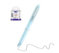 Dybnuhoc Fontana - Penna a sfera retrattile, punta fine da 0,38 mm, inchiostro ricaricabile con design preciso, per sketching Drawing Doodling Diary Journaling School Home Use