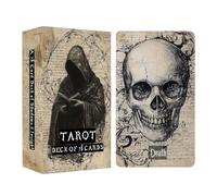 Dybnuhoc Oracle Deck Full English Divination Retro Portable 78 Cards | Carte Oracle di Halloween per casa, viaggi, tempo libero, feste, ritiro spirituale