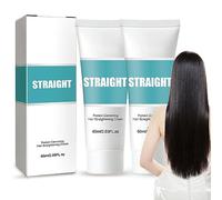 Dyceittdia 2PCS Crema Stirante Proteica per Capelli, Crema Stirante per Capelli Ricci, Adatta a Tutti i tipi di Capelli, 60ml*2PCS