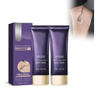 Dyceittdia 2pcs Tattoo Concealer, Crema Riparatrice per Tatuaggi, Copre le Cicatrici del Tatuaggio sul Corpo, Correttore invisibile, 2pcs*74ml, Tattoo Concealer