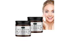 Dyceittdia 2pcs Wild Yam Cream, Crema alla Batata, Idratante alla batata, Idratante Rassodante per la pelle, Riduce le Rughe Sottili, 2pcs*60g, cream1