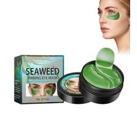 Dyceittdia 60PCS Maschera per Gli Occhi, Maschera per Gli Occhi Alle Alghe, Patch per Gli Occhi di Alghe, Maschera Occhi liftante Alle Alghe Marine, Maschera Occhi Rassodante, Eye Mask