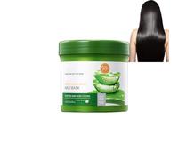 Dyceittdia Maschera per Capelli, 500g Maschera per Capelli all'aloe vera, Ripara i Capelli Secchi, Crespi e con doppie punte, Idratante, lisciante e Condizionante, Shampoo