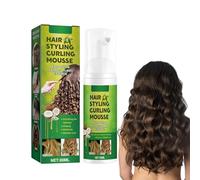Dyceittdia Mousse per lo Styling dei Ricci, 60ml Mousse modellante per ricci soffici, Trattamento idratante Schiuma Mousse Styling, shampoo
