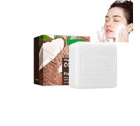 Dyceittdia Sapone all'olio di cocco, 100g Sapone da bagno al cocco, Deterge delicatamente viso e corpo, Pulizia profonda, Pelle del corpo liscia, soap