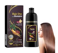 Dyceittdia Shampoo per la Tintura Dei Capelli, 100ml Shampoo Naturale per Capelli Neri, 3-In-1 Shampoo Colorante, Idratazione dei capelli, Shampoo Detergente e Riparatore, Marrone, hair3