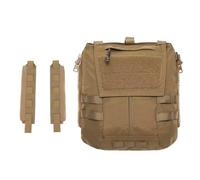 DYCZMALQ Gilet tattico con pannello posteriore, borsa universale con cerniera e connettore con cerniera, per AVS JPC, caccia, tiro, campeggio (T)