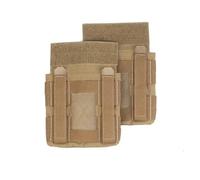 DYCZMALQ Tactical Molle Side Plate Pouch Set, 15,2 x 15,2 cm Piastre Ultralight Multi-Function Bag, Airsoft Caccia Vest Accessori (T)