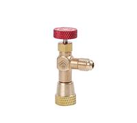 Dyda6, adattatore valvola refrigerante per aria condizionata da 0,6 cm SAE frigorifero Plus fluorine valvola di sicurezza per R401A/R32, o per R22/R404A/R407C, Come da immagine, hs-1221(r410a)