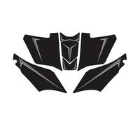 DYDGUTUFB Adesivi Antiscivolo Serbatoio Carburante Moto Protezione Vernice Smerigliata per Yamaha XMAX300 X-MAX300 per Xmax 300 2023 Protezioni Serbatoio Moto(1 Set 2)