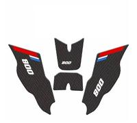 DYDGUTUFB Adesivo A Lisca di Pesce Protezione Ginocchia Serbatoio Carburante per F800GS F800 GS 2025 Protezioni Serbatoio Moto(1 Set 1)