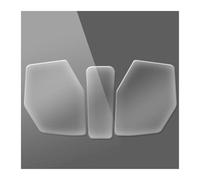 DYDGUTUFB Adesivo Serbatoio Moto in Resina Epossidica 3D A Forma di Lisca di Pesce per K1300R K1300 R 2008 2009 2010 2011 2012 Protezioni Serbatoio Moto(Transparent 2)