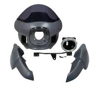DYDGUTUFB Faro Per Moto Per Harley Per Dyna Per Low Rider Per Street Bob Carene Anteriori Superiori E Inferiori Moto(With Leg Fairing)